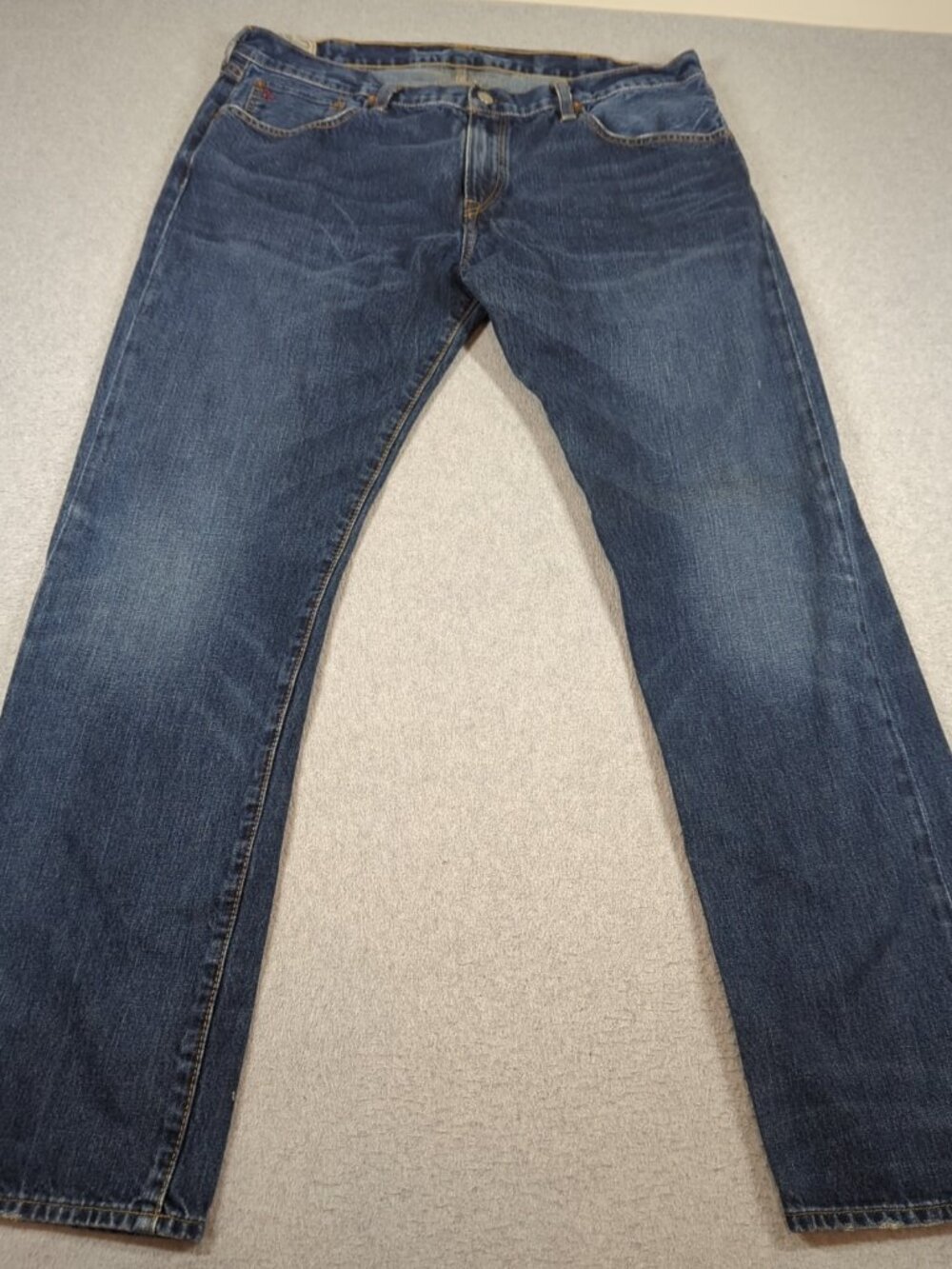Polo Ralph Lauren Jeans Men's 38x34 (Fit 38x33) Blue Denim Authentic Dungarees